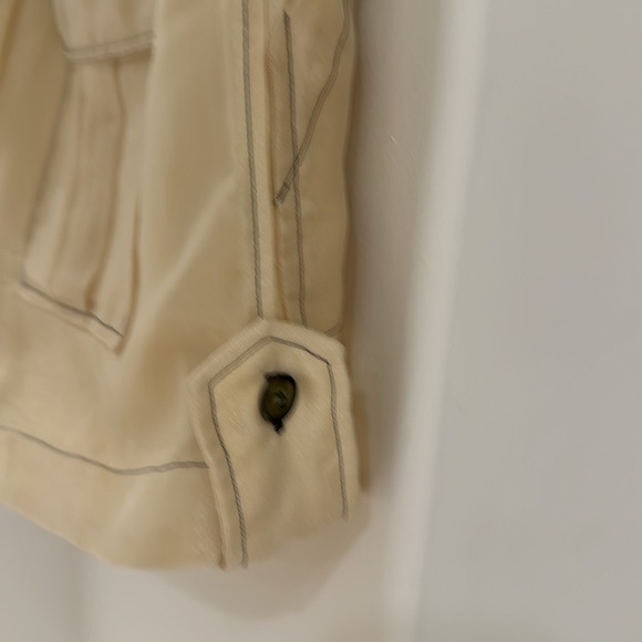 Ganni Organza cargo shorts in bone. Size small - Picture 9 of 9